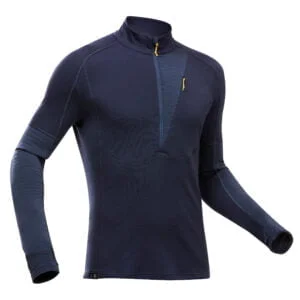 Quels vêtements pour le bikepacker ? 96 t shirt en laine merinos de trek montagne manche longue col zippe mt900 homm