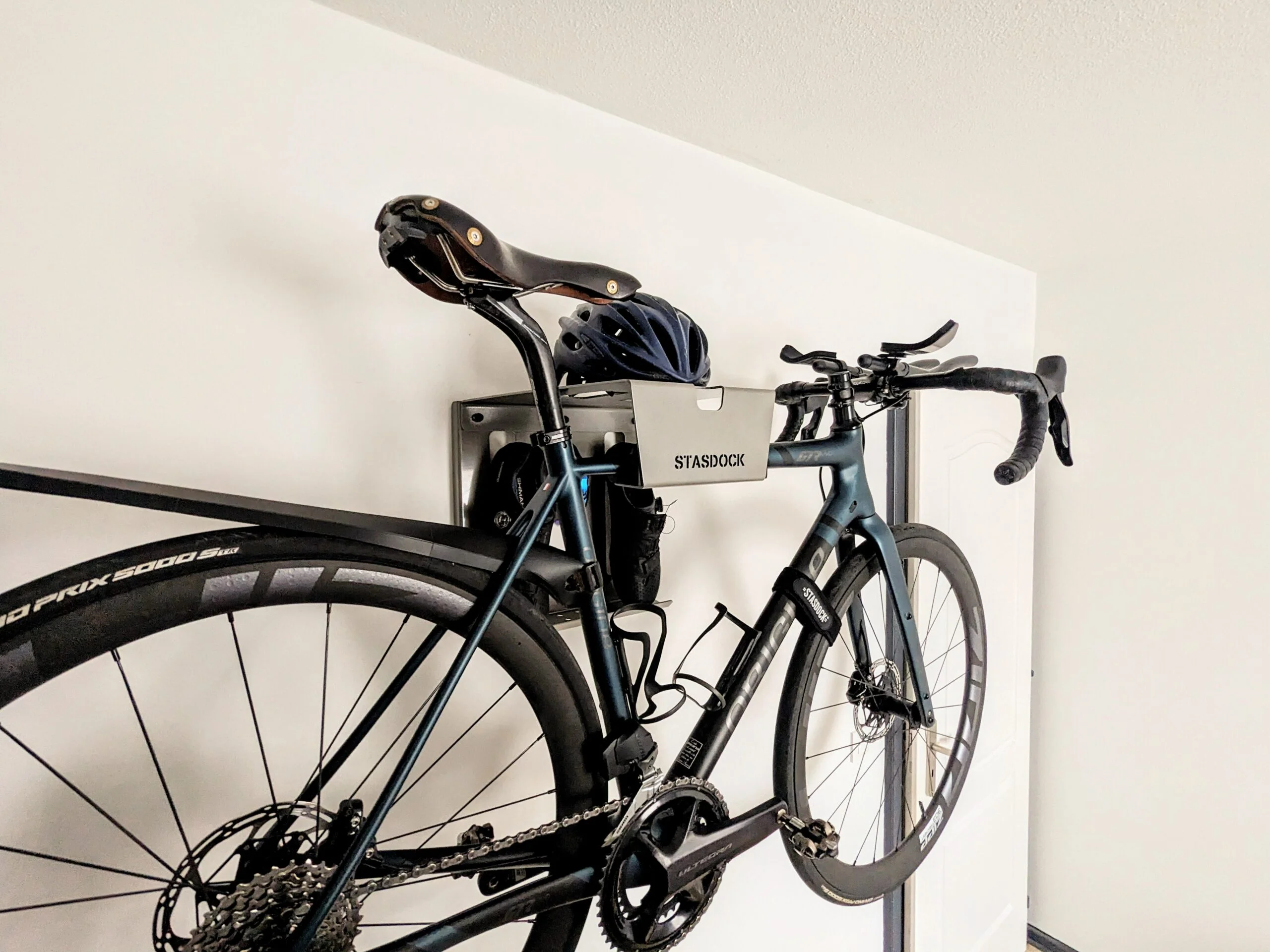 Support mural de vélo, support de rangement horizontal pour