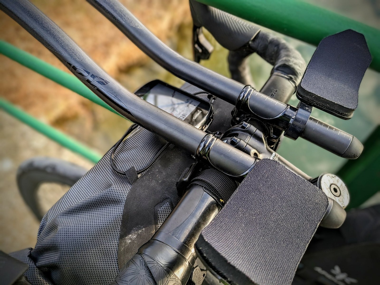 prolongateur gravel bikepacking support gps