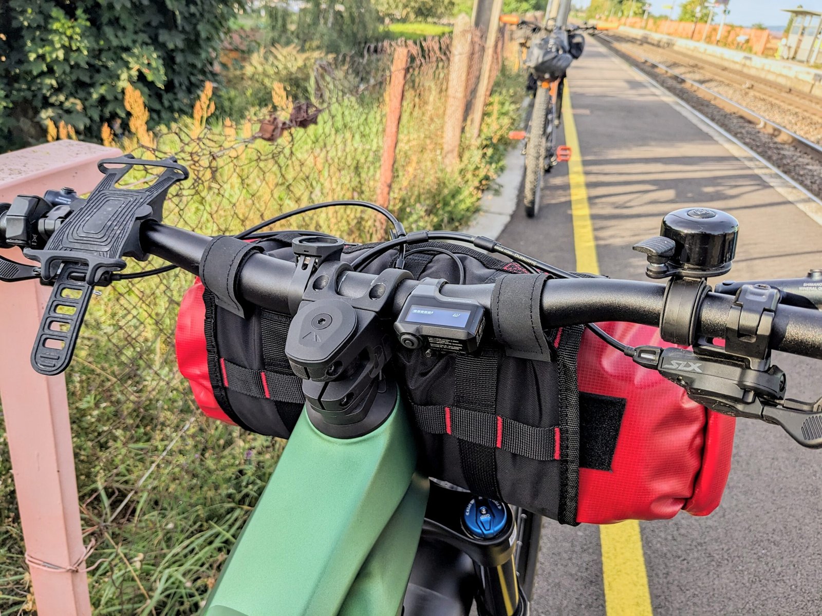 Sacoche guidon bikepacking vae électrique 