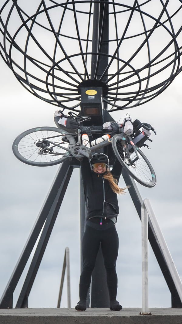 Atteindre objectif premier 200km à velo avec Nathalie Baillon record traversée Europe féminin 