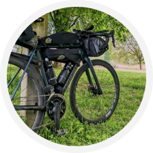 velo de route pour faire du bikepacking