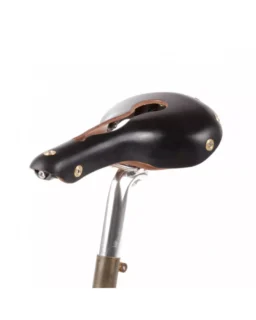 selle cuir aspin ouverte noire 1